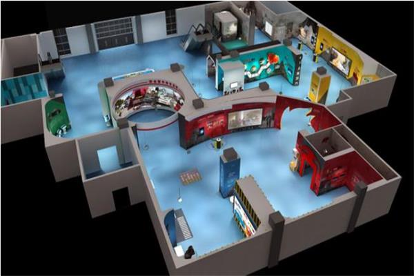 vr體驗(yàn)館布局3D效果圖 vr體驗(yàn)館布局3D效果圖